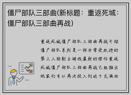 僵尸部队三部曲(新标题：重返死城：僵尸部队三部曲再战)